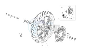 SMT 50 (EMEA) drawing Front wheel