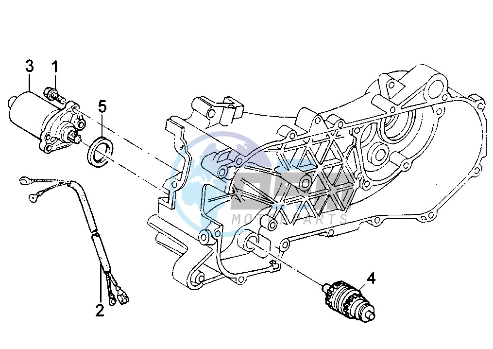 Starting motor