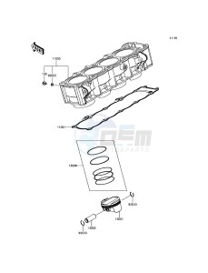 Z900 ABS ZR900BHF XX (EU ME A(FRICA) drawing Cylinder/Piston(s)