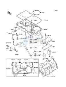 ZRX1200R ZR1200-A5H FR GB XX (EU ME A(FRICA) drawing Breather Cover/Oil Pan