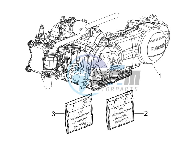 Engine, assembly