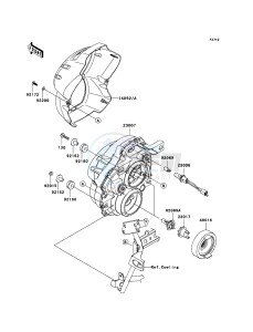 VERSYS_ABS KLE650DBF GB XX (EU ME A(FRICA) drawing Headlight(s)