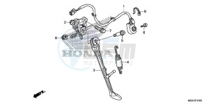 VFR1200FF VFR1200F UK - (E) drawing STAND