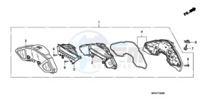 CB1000RA France - (F / CMF) drawing METER