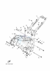 MT-10 MTN1000D (BGG6) drawing FRAME