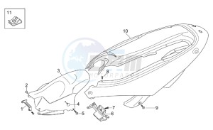 Leonardo 125-150 drawing Rear body I