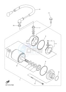 WR250R (BN32 BN31 BN33) drawing STARTING MOTOR