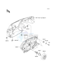 EX 650 A [NINJA 650R] (A6F-A8F) A7F drawing HEADLIGHT-- S- -