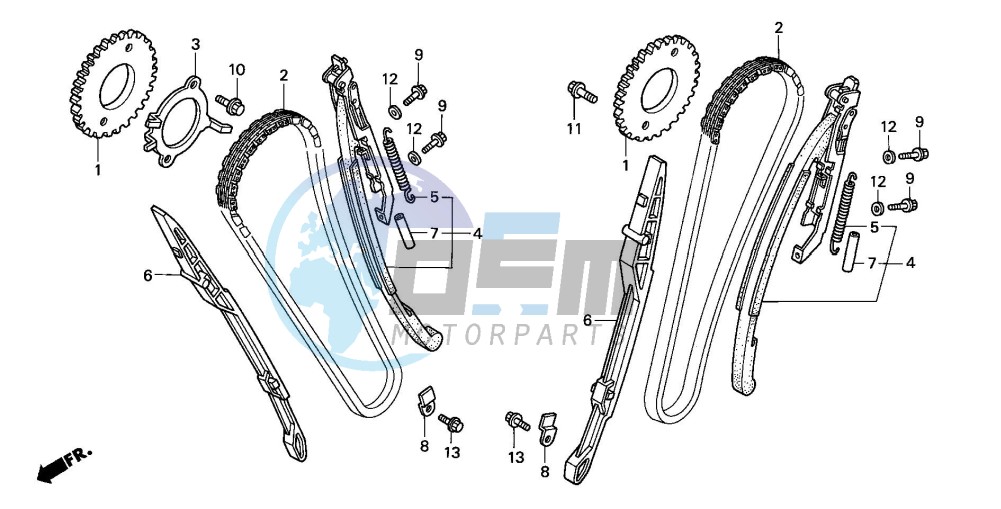 CAM CHAIN/TENSIONER