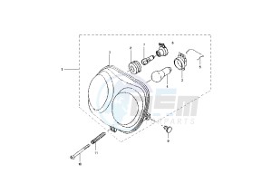 YN NEO'S 100 drawing HEADLIGHT