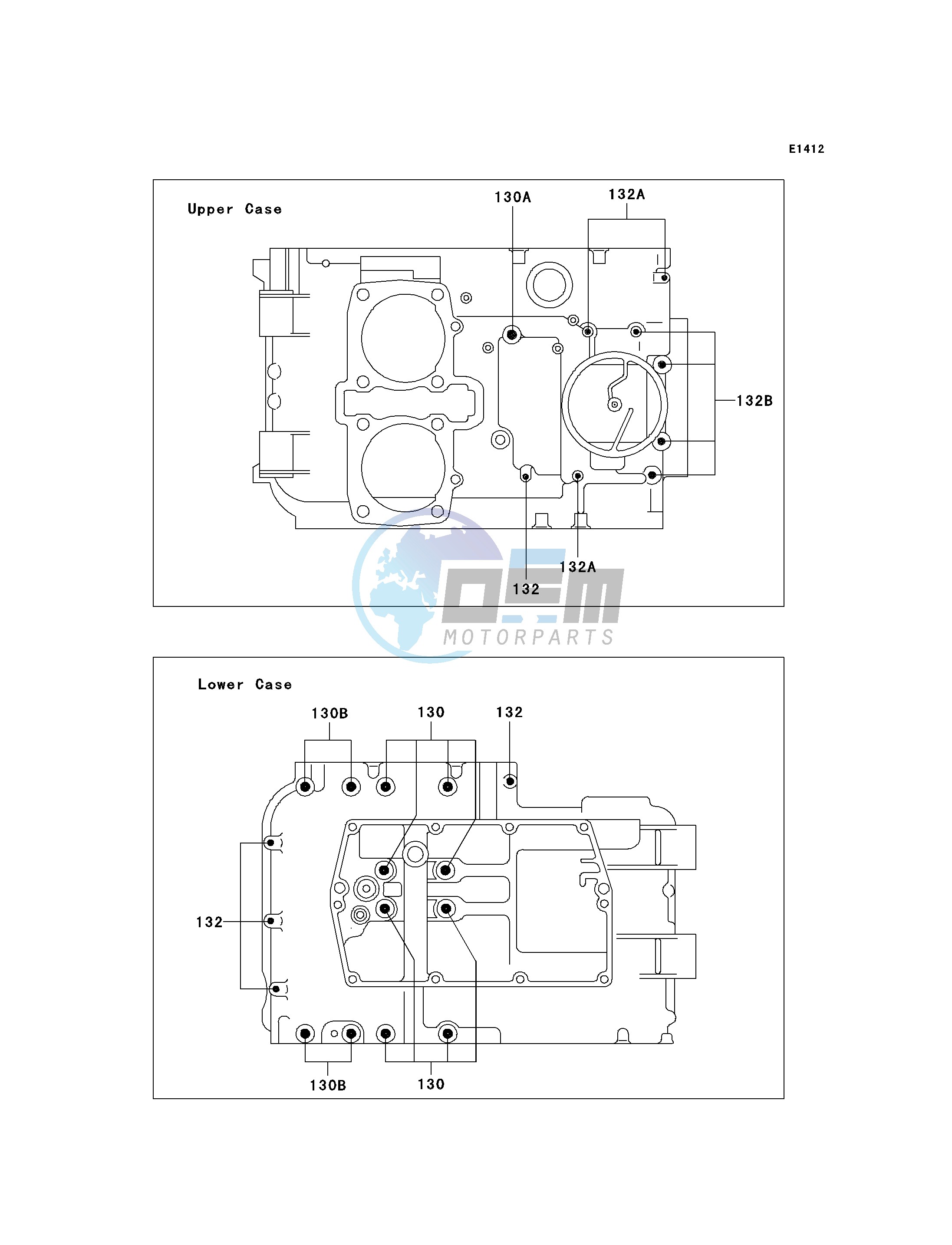 CRANKCASE BOLT PATTERN