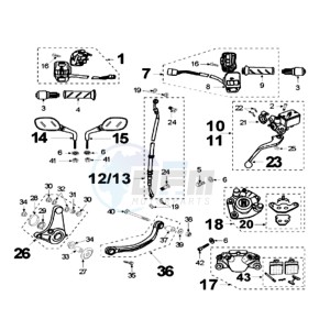 FIGHT LR drawing BRAKE CALIPER * HENG TONG*