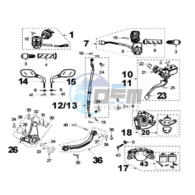 BRAKE CALIPER * HENG TONG*