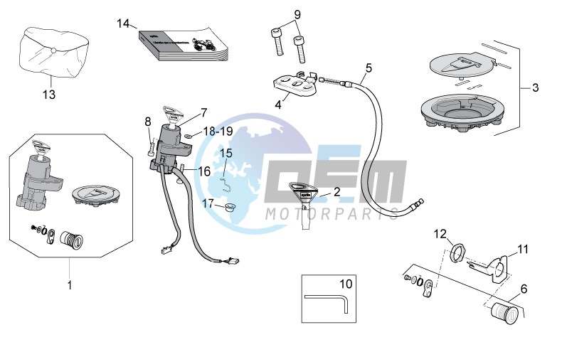 Lock hardware kit