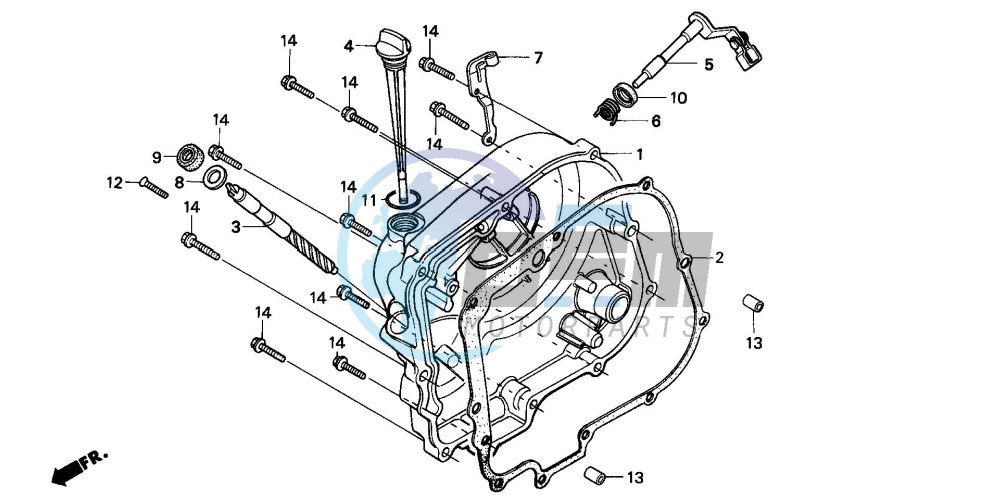 RIGHT CRANKCASE COVER