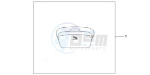 VFR800A9 France - (F / ABS CMF MME) drawing TOP BOX INNERBAG