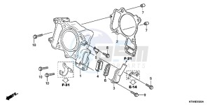 SH300C drawing CYLINDER/REED VALVE