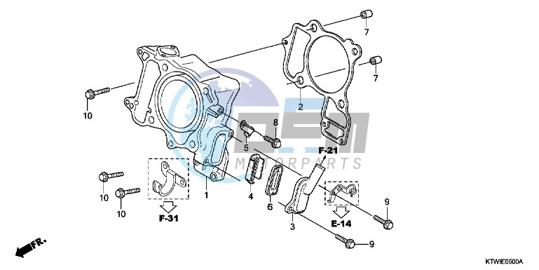 CYLINDER/REED VALVE