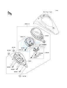 VN 900 B [VULCAN 900 CLASSIC] (6F-9F) B6F drawing METER-- S- -