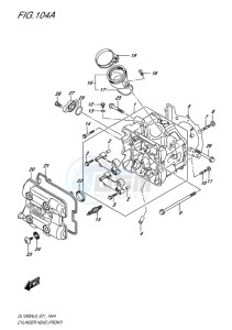 DL1000 ABS V-STROM EU drawing CYLINDER HEAD (FRONT)