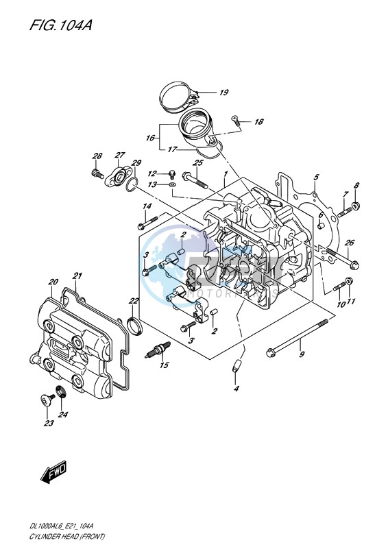 CYLINDER HEAD (FRONT)