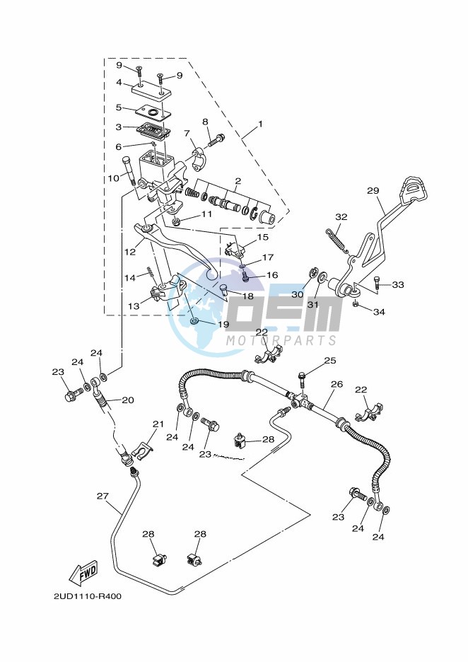 REAR MASTER CYLINDER