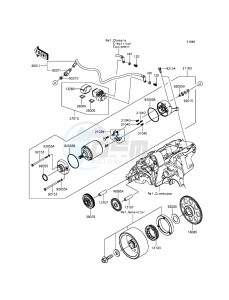 ER-6F EX650EFF XX (EU ME A(FRICA) drawing Starter Motor