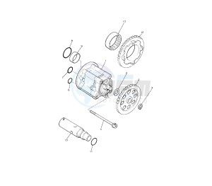 XJR 1300 drawing OIL PUMP