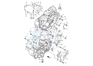 WR F 400 drawing CRANKCASE