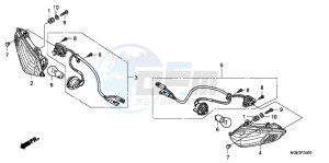 VFR1200FDC VFR1200F Dual Clutch E drawing WINKER