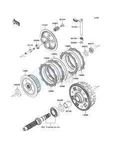 VERSYS_ABS KLE650DEF XX (EU ME A(FRICA) drawing Clutch