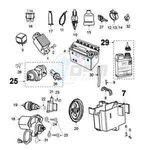 LUDIX 10 OR SNAKE drawing ELECTRIC PART