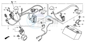 CBF600N drawing BATTERY (CBF600S8/SA8/N8/NA8)
