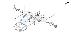 CBR600RR drawing TAILLIGHT