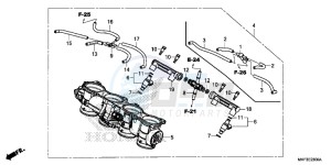 CBR1000RAH 2ED - (2ED) drawing THROTTLE BODY