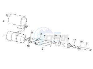 Beverly 125 e3 drawing Supply system