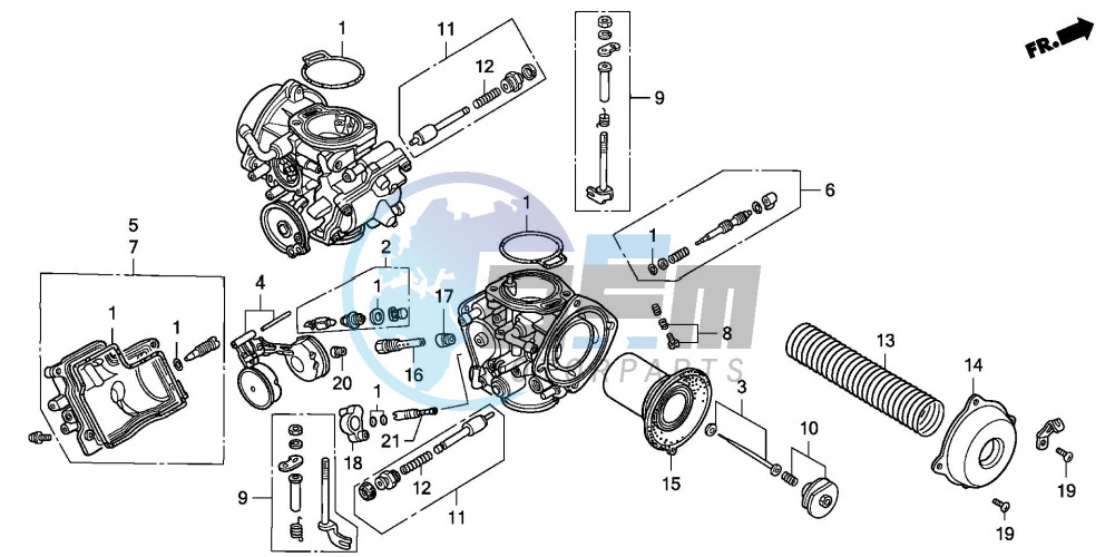 CARBURETOR (COMPONENT PARTS)