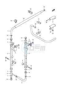 DF 250 drawing Fuel Injector