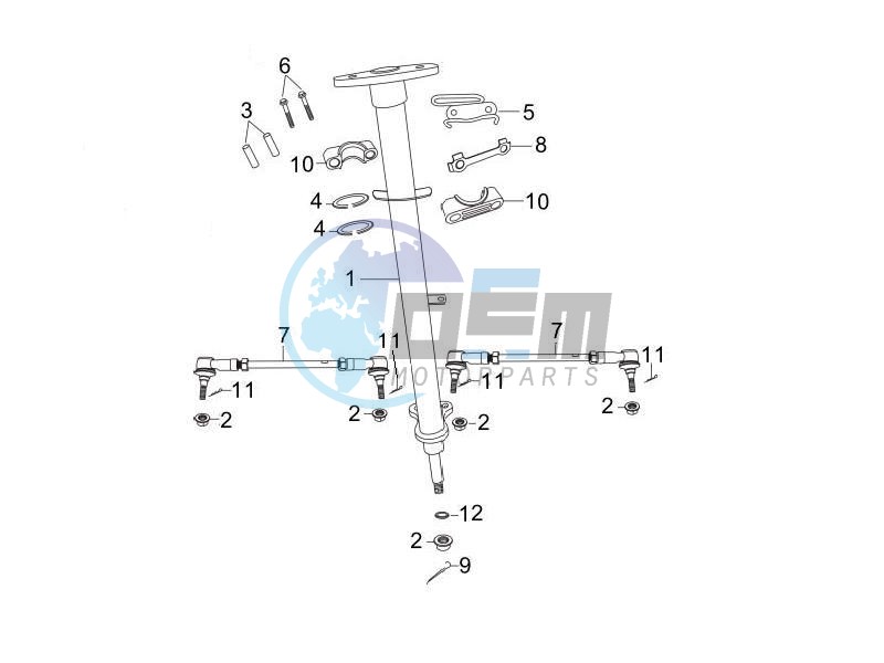 Steering post articulation