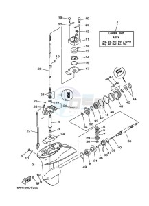 F20ESH-2007 drawing PROPELLER-HOUSING-AND-TRANSMISSION-1