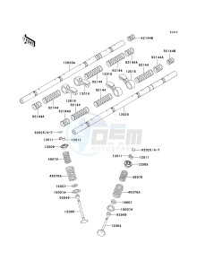 ZX 1100 D [NINJA ZX-11] (D4-D6) [NINJA ZX-11] drawing VALVE-- S- -