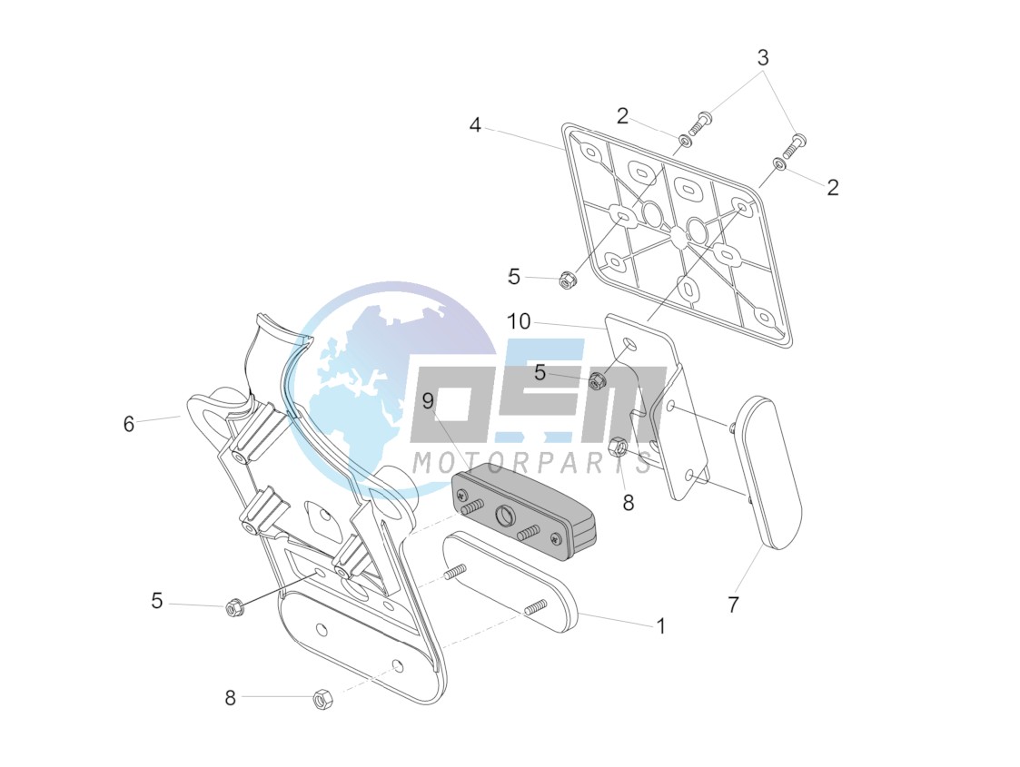 Rear body II- Plate holder