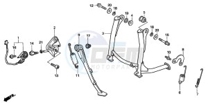 VFR800A drawing STAND