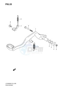 LT-Z400 (E19) drawing REAR BRAKE