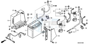 GL1800A SI - (SI) drawing BATTERY