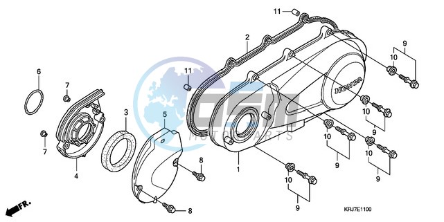 LEFT CRANKCASE COVER