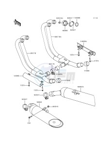 ZL 600 B [ELIMINATOR 600] (B2-B3) [ELIMINATOR 600] drawing MUFFLER-- S- -