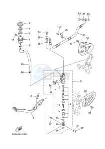 XT660X (10SC 10SC 10SC 10SC) drawing REAR MASTER CYLINDER