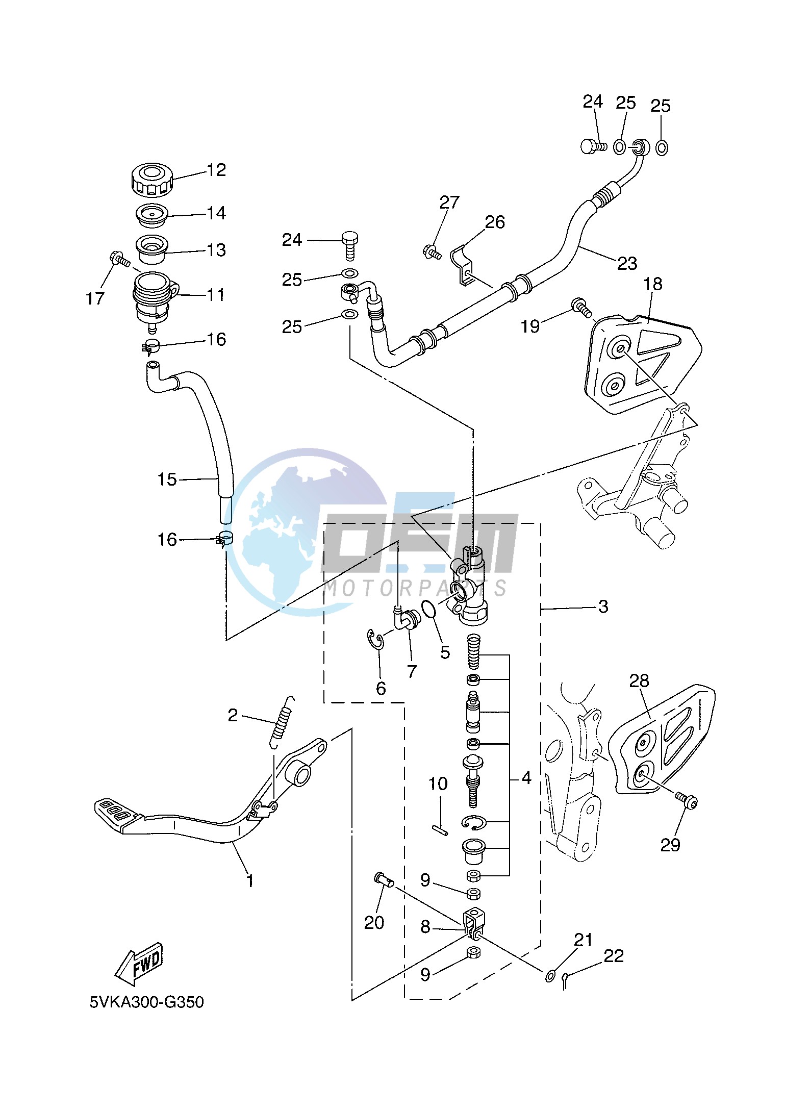 REAR MASTER CYLINDER