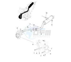 WR F 250 drawing EXHAUST EURO KIT